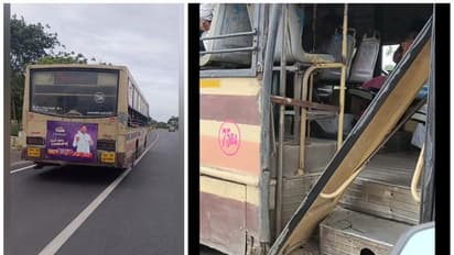 ஓட்டை, உடைசலுடன் அரசுப் பேருந்துகள்; பெண்களுக்கு இலவச பயணம் என்ற பெயரில் உயிருக்கு உலை வைக்கும் அரசு