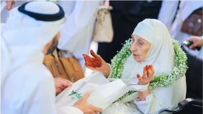 നൂറ്റിമുപ്പതാം വയസിലും ഹജ്ജ് ചെയ്യാനെത്തി അൽജീരിയൻ വയോധിക