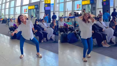 Viral Video: Influencer dances to Deepika Padukone's song at Kolkata airport, internet is embarrassed 