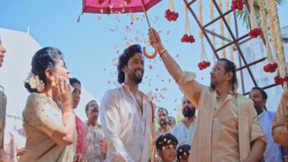 Arjun : மகளின் திருமணம்.. மருமகனுக்கு குடைபிடித்த ஆக்ஷன் கிங்.. மனமுருகி வெளியிட்ட பதிவு - வீடியோ வைரல்!