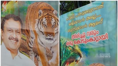 'പുലി പതുങ്ങുന്നത് ഒളിക്കാനല്ല കുതിക്കാൻ'; കെ മുരളീധരനെ അനുകൂലിച്ച് കോഴിക്കോട് വീണ്ടും ഫ്ലെക്സ്