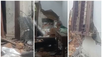 ​ഗ്യാസ് സിലിണ്ടർ പൊട്ടിത്തെറിച്ച് അപകടം; വൃദ്ധദമ്പതികൾക്ക് പരിക്ക്, വീട് തകർന്നു