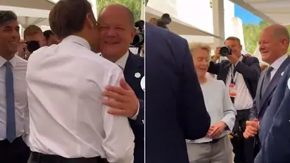World leaders sing 'Happy Birthday' for German Chancellor Olaf Scholz at G7 summit (WATCH)