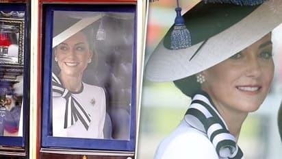 UK Princess of Wales Kate Middleton makes first public appearance since cancer diagnosis (WATCH)