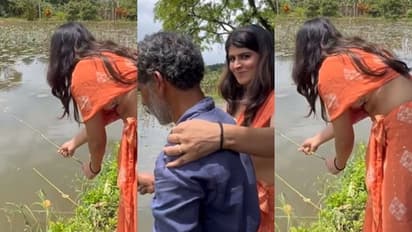 ಕೆರೆಯಲ್ಲಿ ತಾನೇ ಮೀನು ಹಿಡಿದು ಫಿಶ್‌ ಫ್ರೈ ಮಾಡಿ ತಿಂದ ನಟಿ ಶರಣ್ಯ ಶೆಟ್ಟಿ!