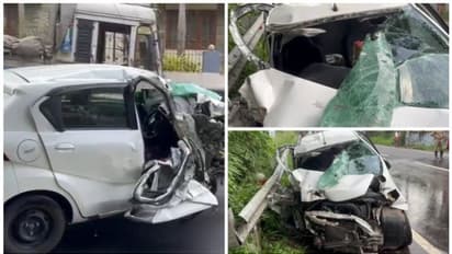 പന്തളം മാന്തുകയിൽ കാറും ലോറിയും കൂട്ടിയിടിച്ച് അപകടം; 4 പേർക്ക് പരിക്ക്, 2 പേരുടെ നില ഗുരുതരം