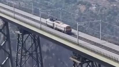 Indian Railways triumphs with successful trial run to Reasi via world's highest rail bridge in J&K (WATCH)