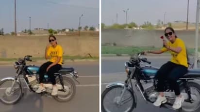 നടുറോഡിലെന്താണ് കാണിക്കുന്നത്? ജീവന് വിലയില്ലേ? യുവതിയുടെ അഭ്യാസപ്രകടനത്തിനെതിരെ വൻവിമർശനം