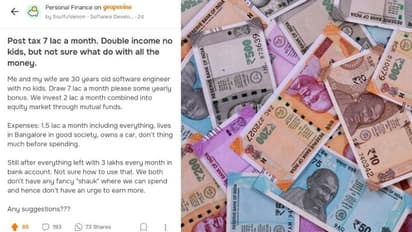 Bengaluru: IT couple seeks ideas to spend Rs 3 lakh monthly savings; netizens flood with adoption requests