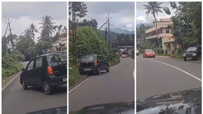 ദേശീയപാതയിലൂടെ ലക്കും ലഗാനുമില്ലാതെ യാത്ര; ദൃശ്യങ്ങൾ പുറത്തായതോടെ കാർ കസ്റ്റഡിയിലെടുത്തു