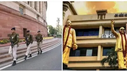 பாராளுமன்றத்தில் திமுக எம்பியை மறித்து கேள்வி கேட்ட சிஐஎஸ்எப் அதிகாரி.!ராஜ்யசபா தலைவருக்கு பறந்த புகார் கடிதம்