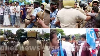 പ്ലസ് വൺ സീറ്റ് പ്രതിസന്ധി; കെഎസ്യു നടത്തിയ മാർച്ചിൽ സംഘർഷം, ജലപീരങ്കി പ്രയോഗിച്ച് പൊലീസ്