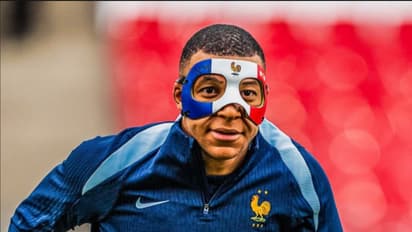 Euro 2024: First pic of Mbappe in protective mask after broken nose goes viral, fans dub him 'Captain France'