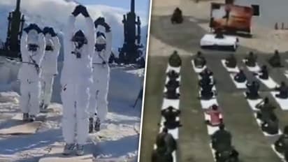 WATCH: Indian armed forces lead Yoga Day celebrations with zeal