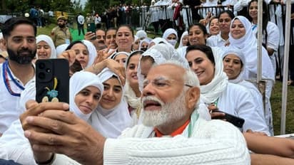 'Unparalled vibrancy...' PM Modi shares post yoga selfies from Srinagar (SEE PHOTOS)