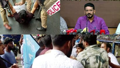 പ്ലസ് വൺ സീറ്റ് പ്രതിസന്ധി; പ്രശ്നം പരിഹരിച്ചില്ലെങ്കില് സമരമെന്ന് എസ്എഫ്ഐ, കെഎസ്യു-എംഎസ്എഫ് മാർച്ചിൽ സംഘർഷം