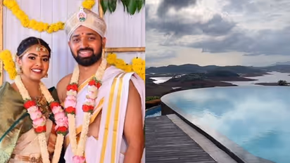  ಬೆಟ್ಟದ ನೆರಳಲ್ಲಿ ಗಿಣಿರಾಮ ಬೆಡಗಿ ನಯನಾ ಹನಿಮೂನ್‌,  ಫೋಟೋ ಹಂಚಿಕೊಂಡ ಹೊಸ ಜೋಡಿ!