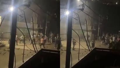 ಈದ್ಗಾ ಬಳಿ ಕಾಂಪೌಂಡ್ ನಿರ್ಮಾಣ; ಎರಡು ಗುಂಪುಗಳ ನಡುವೆ ಗಲಾಟೆ; ಪೊಲೀಸರ ಮೇಲೆ ಕಲ್ಲು ತೂರಾಟ