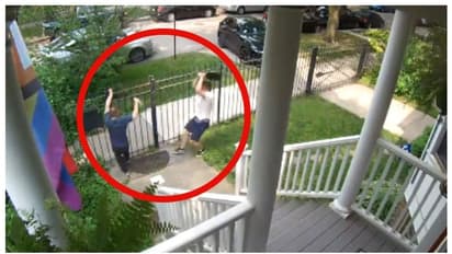 പട്ടാപ്പകൽ മോഷ്ടിക്കാൻ കയറിയ കള്ളനെ ഫ്രൈയിംഗ് പാൻ ഉപയോഗിച്ച് ഓടിക്കുന്ന വീട്ടുടമസ്ഥന്‍റെ വീഡിയോ വൈറൽ 