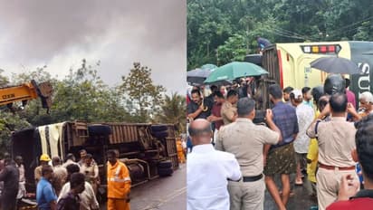 തൊടുപുഴ ടൂറിസ്റ്റ് ബസ് അപകടം: 20 യാത്രക്കാർ, മറിഞ്ഞത് 50 അടി താഴ്ചയിലേക്ക്, വൻദുരന്തം ഒഴിവായത് തലനാരിഴക്ക്