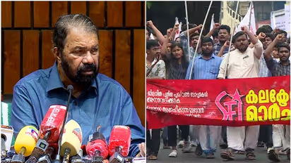 'കുറെ നാളായി സമരം ചെയ്യാതിരിക്കുന്നവരല്ലേ, ഉഷാറായി വരട്ടെ'; എസ്എഫ്ഐ സമരത്തെ പരിഹസിച്ച് മന്ത്രി വി ശിവൻകുട്ടി