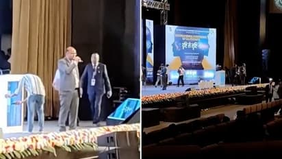 SHOCKING! BAPS Swami under fire as women asked to vacate first 5 rows during CA conference in Kolkata (WATCH)