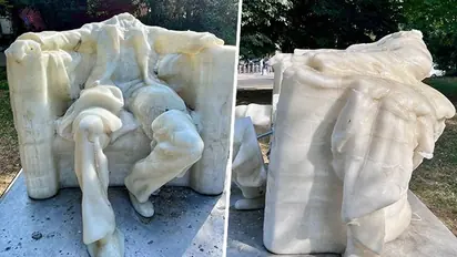 Abraham Lincoln's wax sculpture melts as temperatures soar in US; see viral photos and video (WATCH)