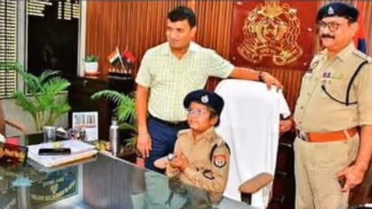 9 വയസുകാരന് ബ്രെയിൻ ട്യൂമർ, ഒറ്റ ദിവസത്തേക്ക് ഐപിഎസ്സ് ഓഫീസറാക്കി ആ​ഗ്രഹം നടത്തിക്കൊടുത്ത് ഉദ്യോ​ഗസ്ഥർ