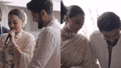Sonakshi Sinha, Zaheer Iqbal wedding video OUT: Couple exchange garlands, Siddharth says ‘Khamosh’