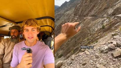 ഹോ, എങ്ങനെ പേടിക്കാതിരിക്കും; അപകടകരമായ റോഡിലൂടെ സാഹസിക യാത്ര, വീഡിയോയുമായി യുവാവ്