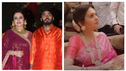 Anant Ambani, Radhika Merchant wedding: Nita Ambani seen shopping for sarees in Varanasi [ WATCH]