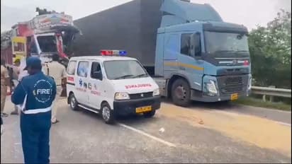 Lorry Accident: தேசிய நெடுஞ்சாலையில் லாரிகள் மோதி கோர விபத்து; 4 பேர் துடிதுடித்து பலி, 4 பேர் படுகாயம்