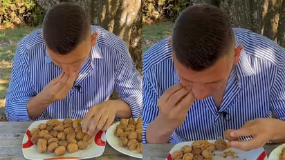 German Man Sets Guinness World Record by Crushing 44 Walnuts in One Minute [watch]