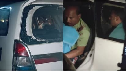 പൊലീസുകാർ സഞ്ചരിച്ച വാഹനത്തിന് നേരെ സിനിമാ സ്റ്റൈൽ ആക്രമണം; പ്രതിയെ രക്ഷപ്പെടുത്തി അജ്ഞാതസംഘം