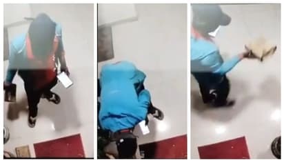 സൊമാറ്റോ ഡെലിവറി ഏജന്റ് ഭക്ഷണ പാക്കറ്റ് മോഷ്ടിക്കുന്ന സിസിടിവി ദൃശ്യം; ക്ഷമാപണം നടത്തി കമ്പനി