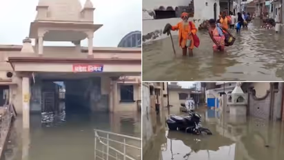 Uttar Pradesh govt suspends six officials following Ram Path waterlogging, road cave-ins in Ayodhya
