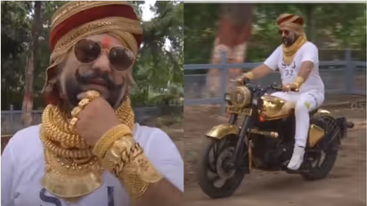 ദേഹത്ത് 5 കിലോ 400 ഗ്രാം തൂക്കമുള്ള സ്വർണാഭരണങ്ങള്‍, ഗോൾഡൻ ബുള്ളറ്റ്; ഇതാണ് 'പൊൻ' മാൻ പ്രേം സിംഗ്