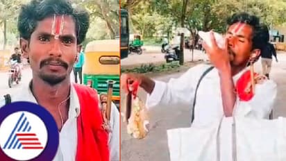 ದರ್ಶನ್ ರನ್ನ ಕಾಣಲು ಬಂದ ದಾಸಪ್ಪ; ಪರಪ್ಪನ ಅಗ್ರಹಾರ ಜೈಲಿನ ಮುಂದೆ ಶಂಖ ಊದಿ ಬಿಡುಗಡೆಗೆ ದೇವರ ಮೊರೆ!