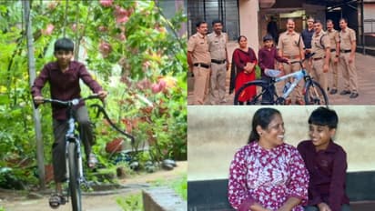 സൈക്കിൾ കള്ളൻ കൊണ്ടുപോയി, പൊലീസ് അന്വേഷിച്ചിട്ടും കിട്ടിയില്ല, ഇനി അഭിജിത്ത് സ്കൂളിൽ പോവുക 'പൊലീസ് സൈക്കിളി'ൽ