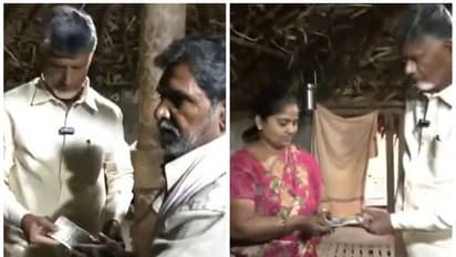 மாற்று திறனாளிகள், முதியோர் ஓய்வூதியத்தை வாரி வழங்கிய ஆந்திரா முதல்வர்; பயனாளி வீட்டிற்கே சென்று வழங்கினார்