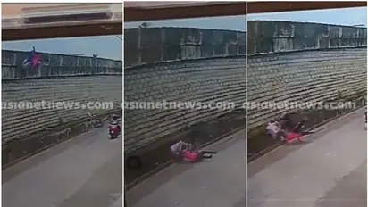 ദേശീയപാതയിൽ സ്കൂട്ടർ നിയന്ത്രണം വിട്ട് സർവ്വീസ് റോഡിലേക്ക് വീണു, സ്ത്രീ മരിച്ചു, കുഞ്ഞടക്കം 2 പേർക്ക് പരിക്ക് 