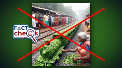 പതിനായിരം പച്ചമുളക് കൊണ്ട് ട്രെയിനിന്റെ അവിശ്വസനീയ മാതൃക; സത്യമോ ചിത്രം? Fact Check
