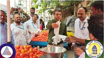 ಪ್ಲಾಸ್ಟಿಕ್ ಚೀಲ ಮಾರಾಟ ಮಾಡಬೇಡಿ ಎನ್ನುತ್ತಲೇ ಬೀದಿಗೆ ಬಂದ ಬಿಬಿಎಂಪಿ ಮುಖ್ಯ ಆಯುಕ್ತ ತುಷಾರ್ ಗಿರಿನಾಥ್