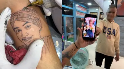  Man got criticized for tattooing 'Vada Pav Girl'; social media reacts negatively
