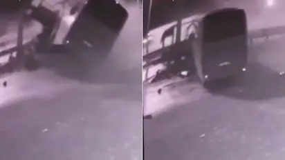Driver killed, 20 injured as tourist bus rams into pillar in Turkiye's Antalya; CCTV footage surfaces (WATCH)