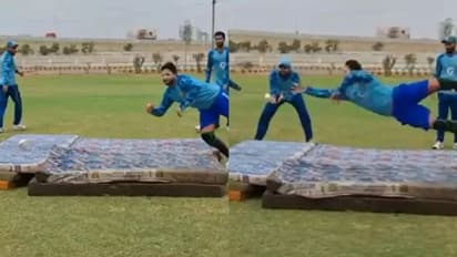 'Gearing up to sleep after eating biryani': Pakistan players trolled for catching drill on mattresses (WATCH)