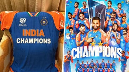 'Second star above BCCI logo': Team India's new T20 World Cup 'CHAMPIONS' jersey unveiled; photo goes viral