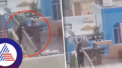 ಮಳೆಯಲಿ ಜೊತೆಯಲಿ ಕದ್ದು ಮುಚ್ಚಿ ಮಹಡಿ ಮೇಲೆ ಕಿಸ್ಸಿಂಗ್,  ರೋಮ್ಯಾನ್ಸ್ ವಿಡಿಯೋ ವೈರಲ್!