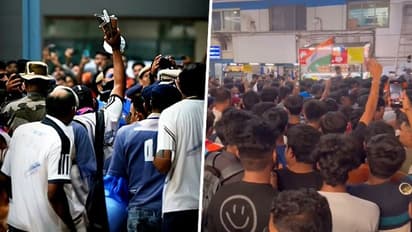 'Mumbai cha raja Rohit Sharma': Fans in Mumbai go berserk ahead of T20 WC-winning team's felicitation (WATCH)