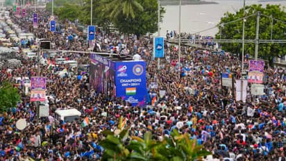 Team India Victory Parade in Mumbai